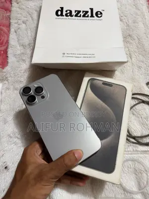 অ্যাপল আইফোন ১৫ প্রো ম্যাক্স ২৫৬ জিবি সিলভার