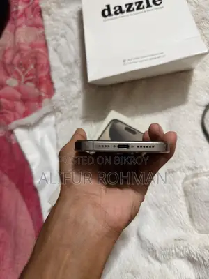 অ্যাপল আইফোন ১৫ প্রো ম্যাক্স ২৫৬ জিবি সিলভার