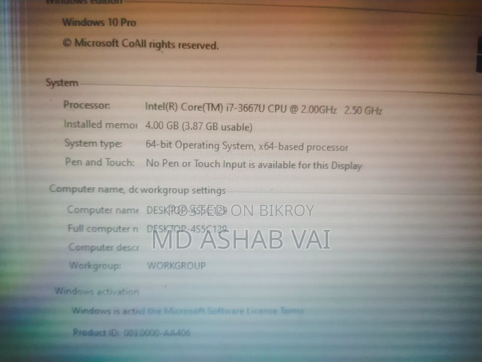 Laptop HP EliteBook Folio 9470M 4GB Intel Core I7 SSD 256GB