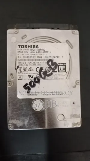 Toshiba Hard Disk (500GB) Laptop Hard Drive