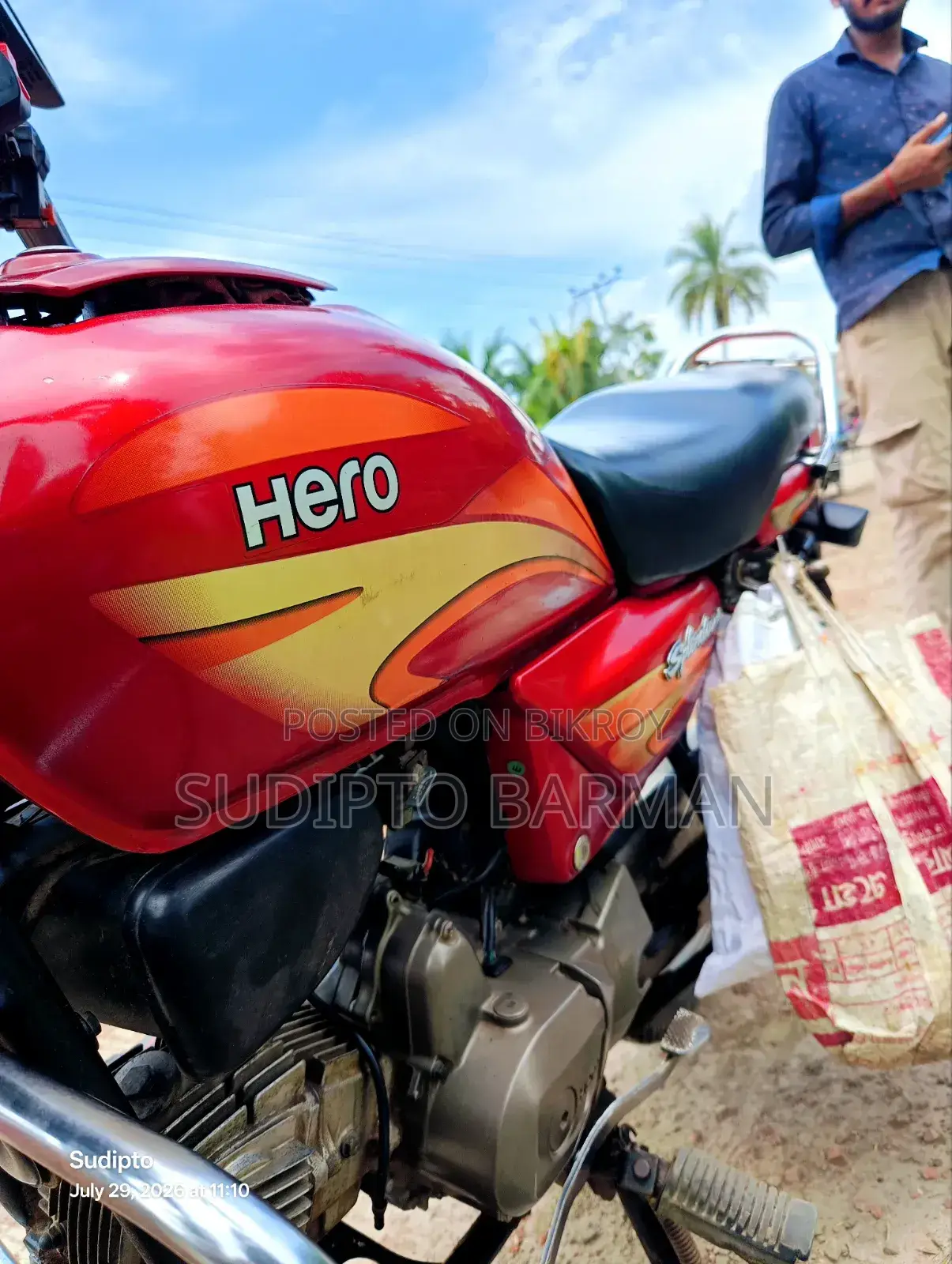 Hero Splendor Plus 2019 Red