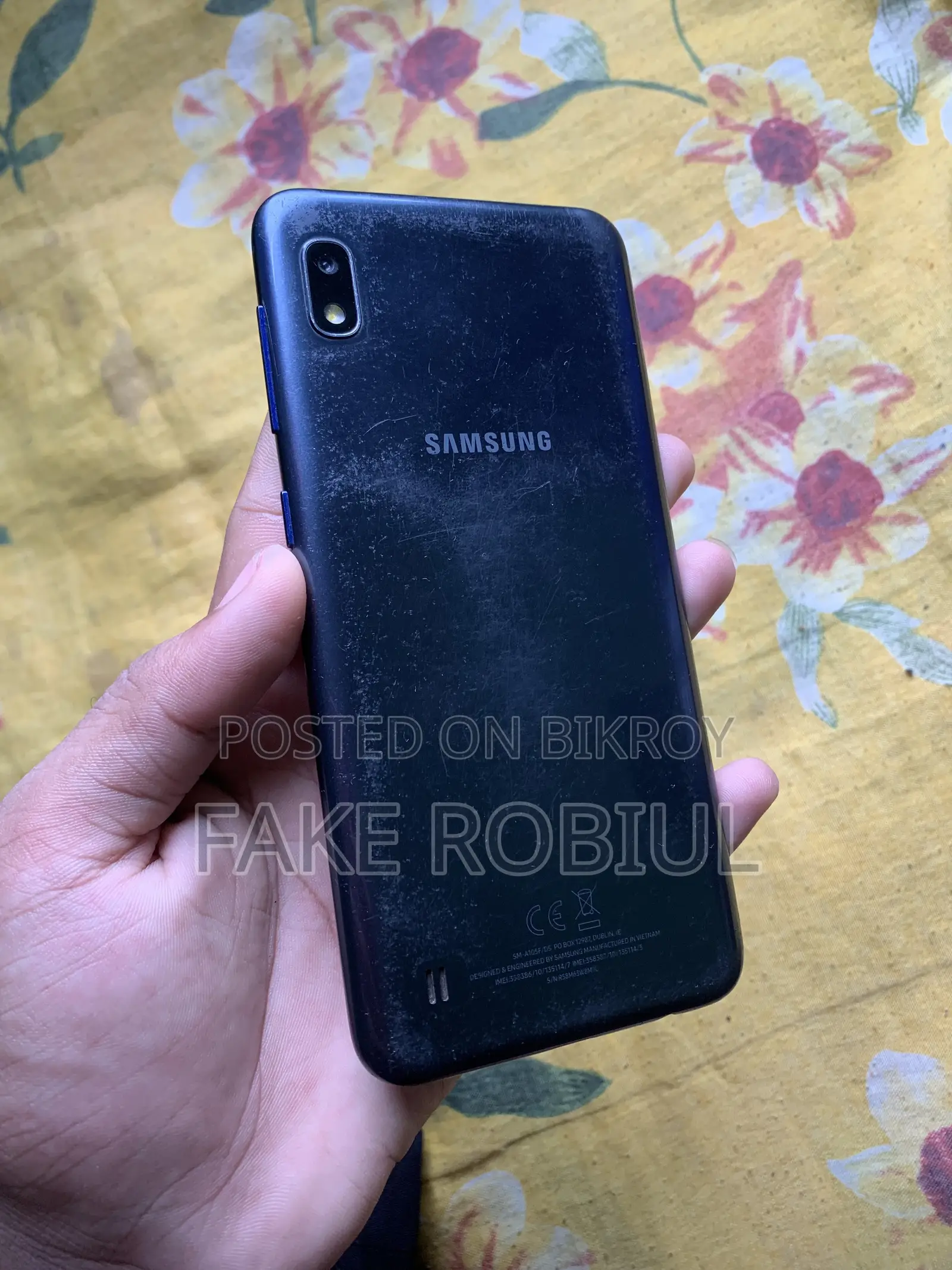 স্যামসাং এ১০ ৩২ জিবি কালো