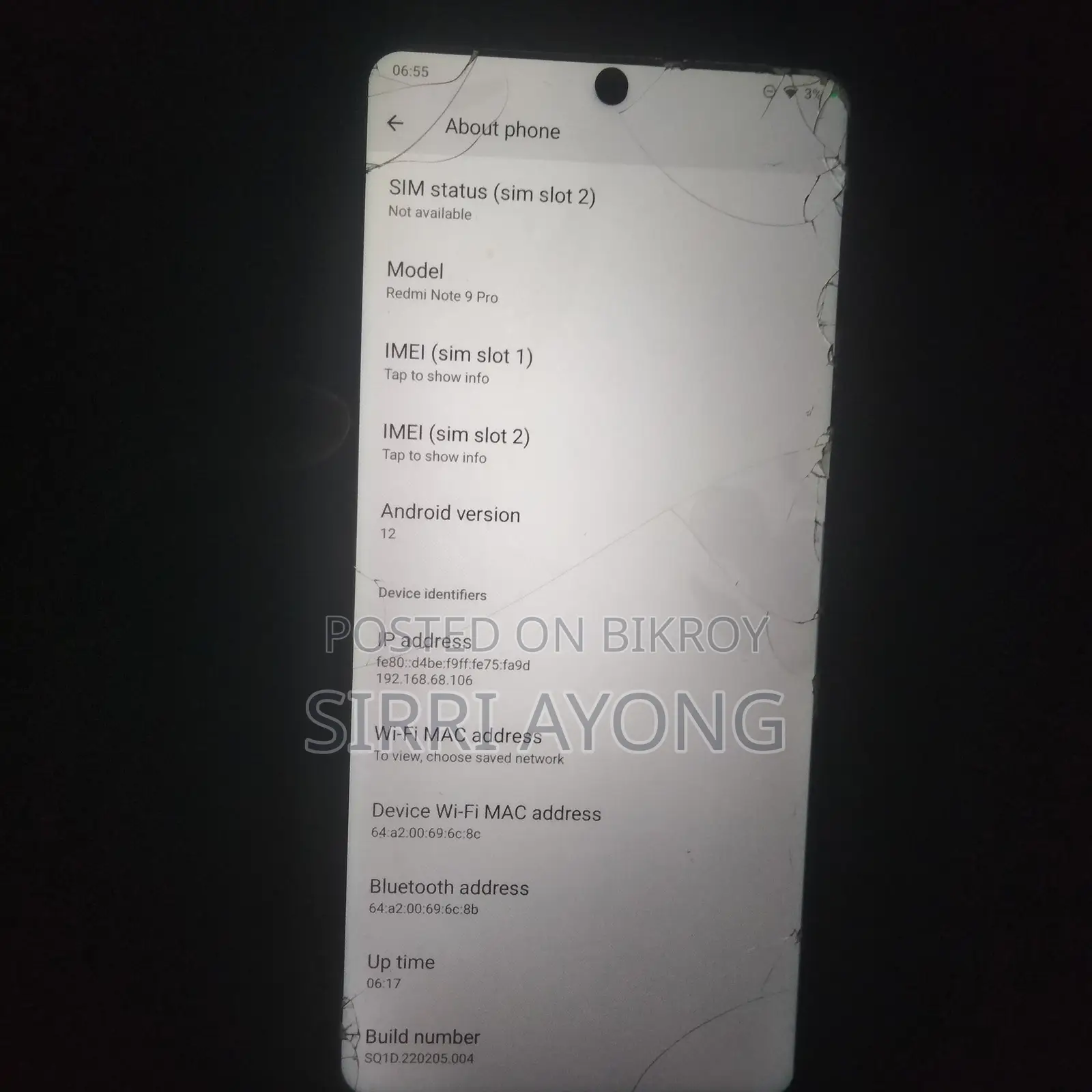 Xiaomi Redmi Note 9 Pro 128 GB Blue