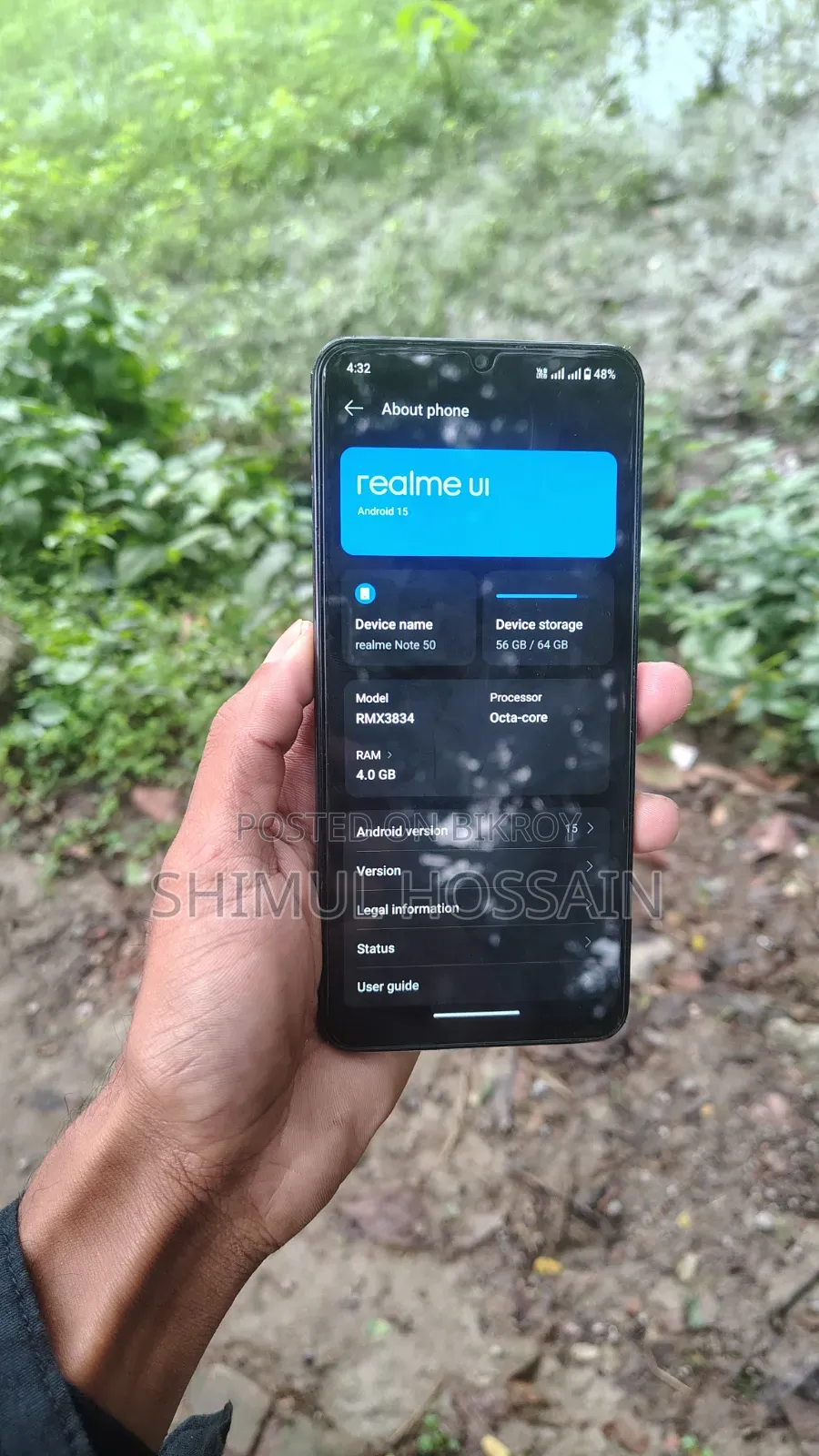 রিয়েলমি নোট ৫০ ৬৪ জিবি ব্ল্যাক
