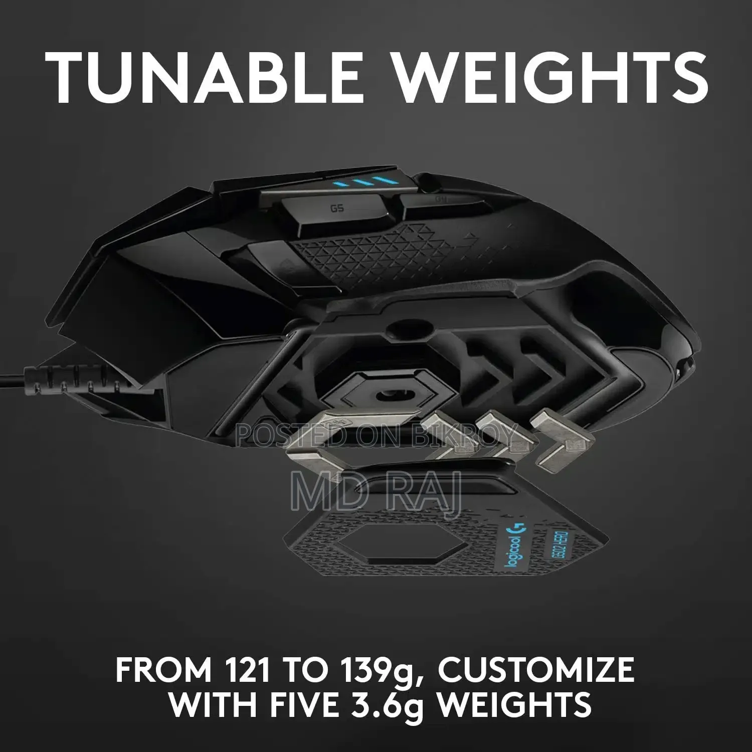 Logitech G502 HERO High Performance RGB Gaming Mouse. (4 Months Used)