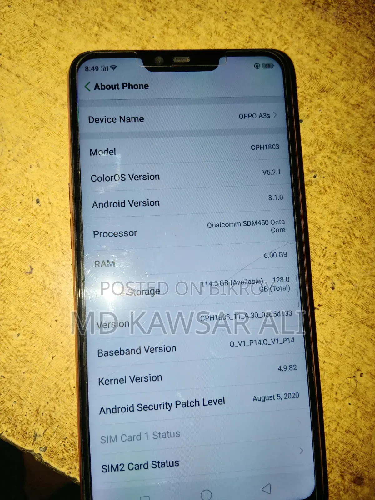 Oppo A3 Pro 5G 128 GB Rose Gold