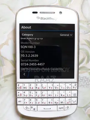 BlackBerry Q10 16 GB White