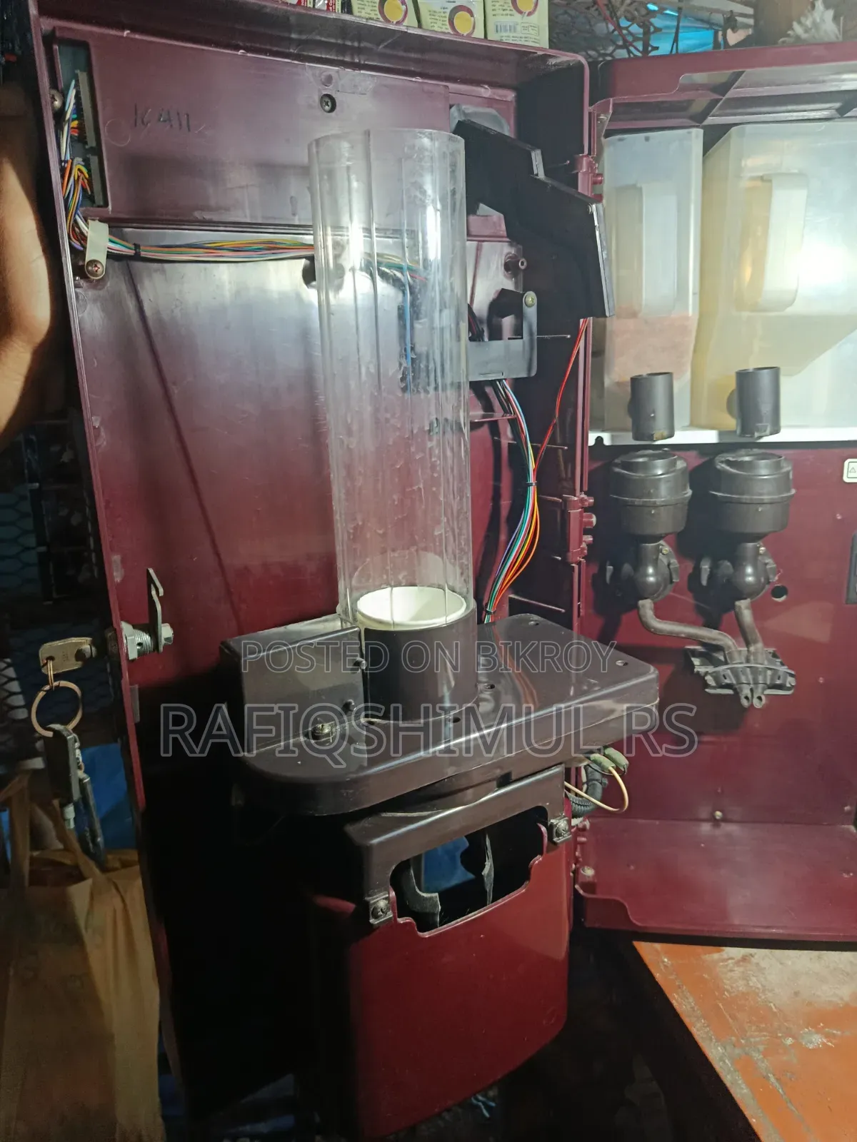 Rose Cafe Commercial Coffee Vending Machine | সম্পূর্ণ সচল | ক্যাফে,