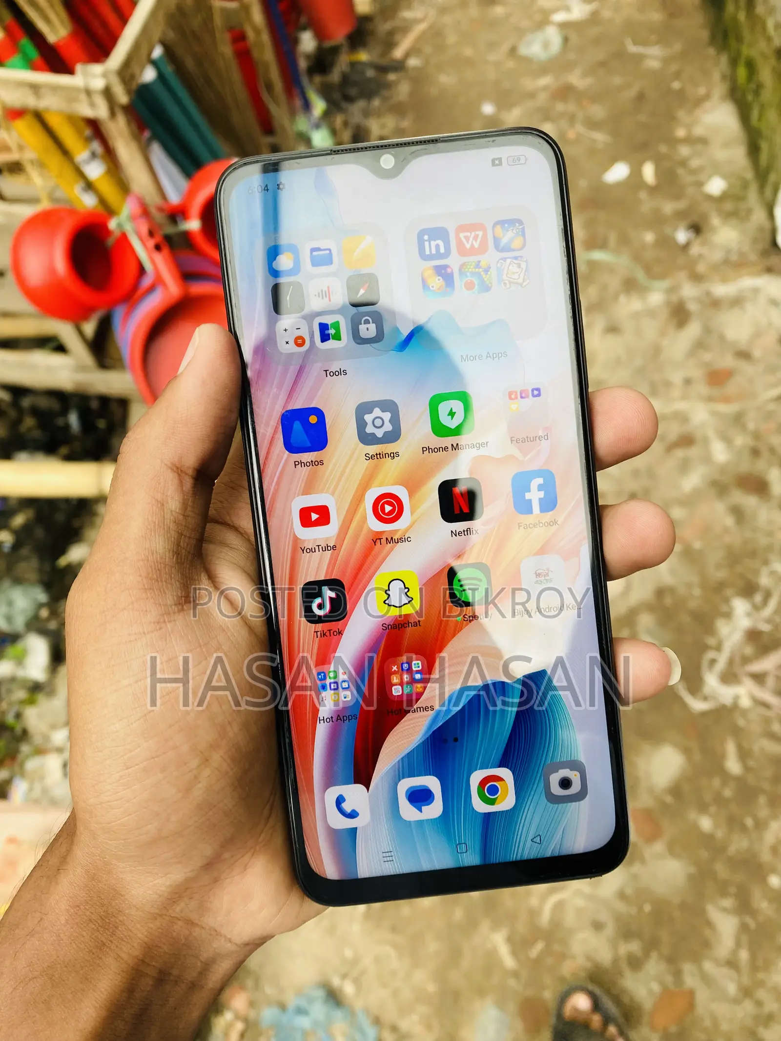 Oppo A18 128 GB Black