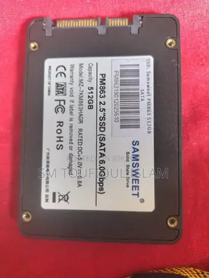 Samsweet Pm863 512gb 2.5 Inch Sata SSD