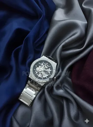 Premium Automatic Skeleton Watch (Runs Without Battery)