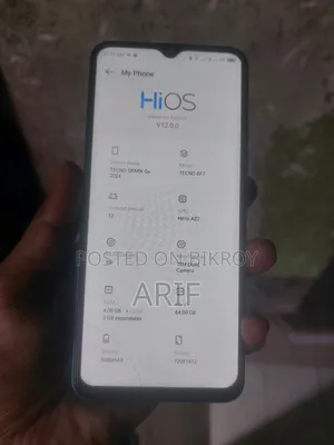 নতুন টেকনো স্পার্ক গো ৬৪ জিবি ব্লু