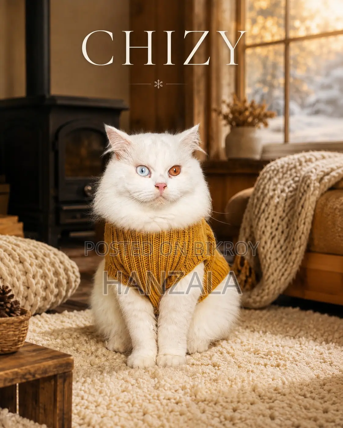 3-6 Months Male Purebred Persian