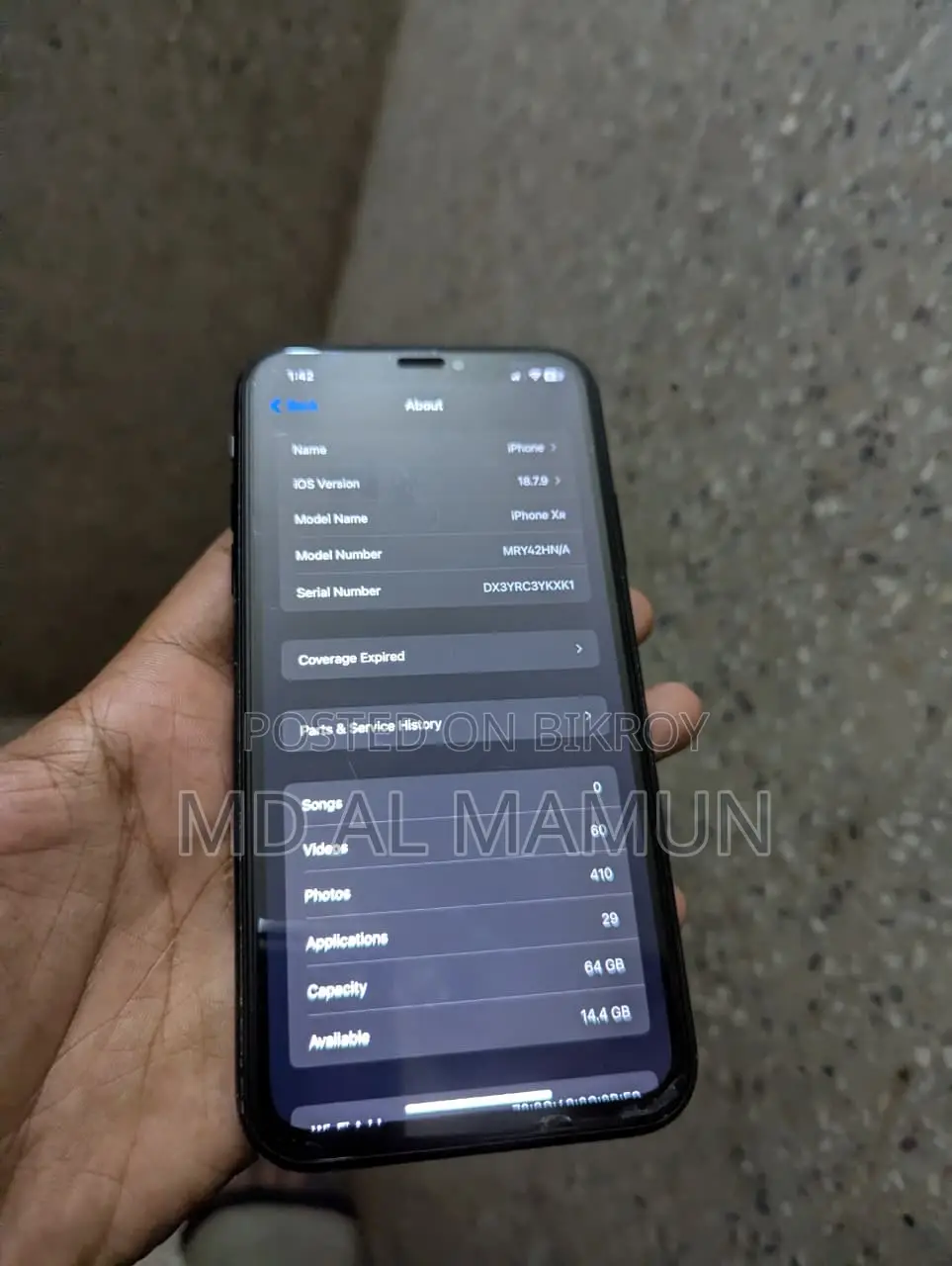 Apple iPhone XR 64 GB Black