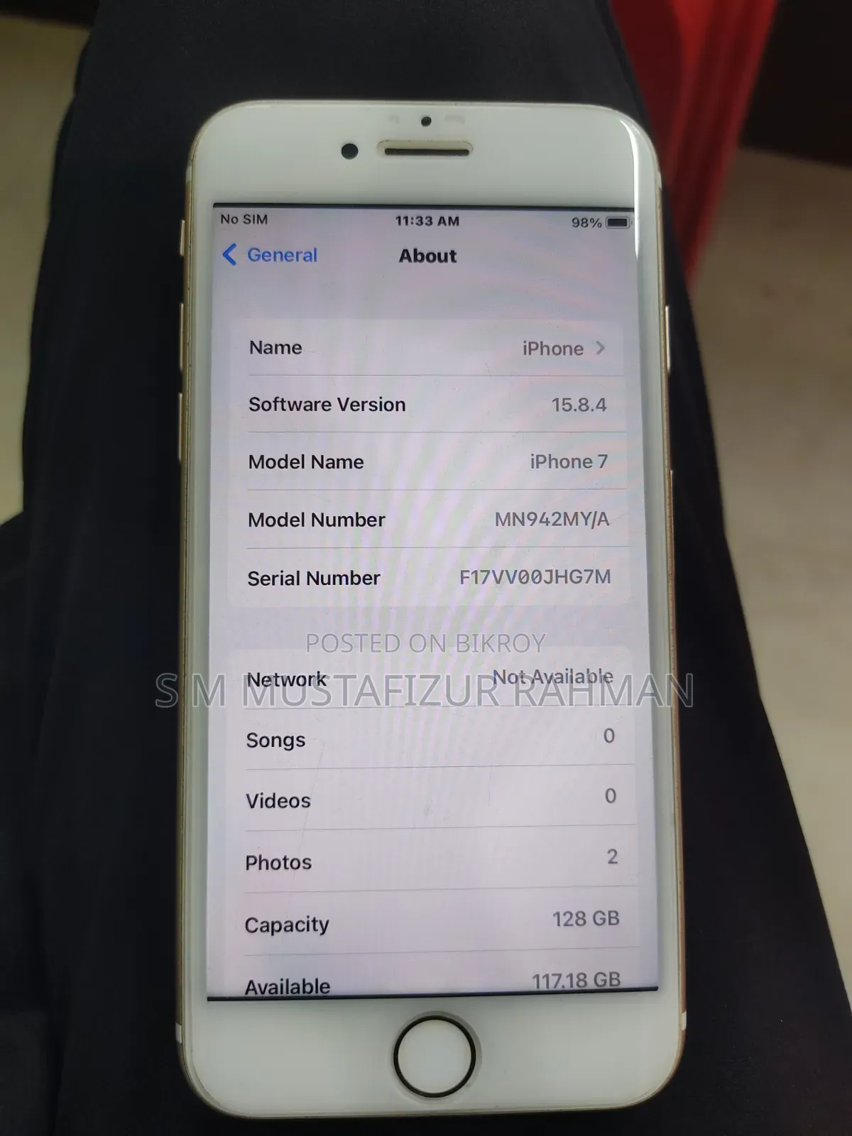 Apple iPhone 7 128 GB Gold