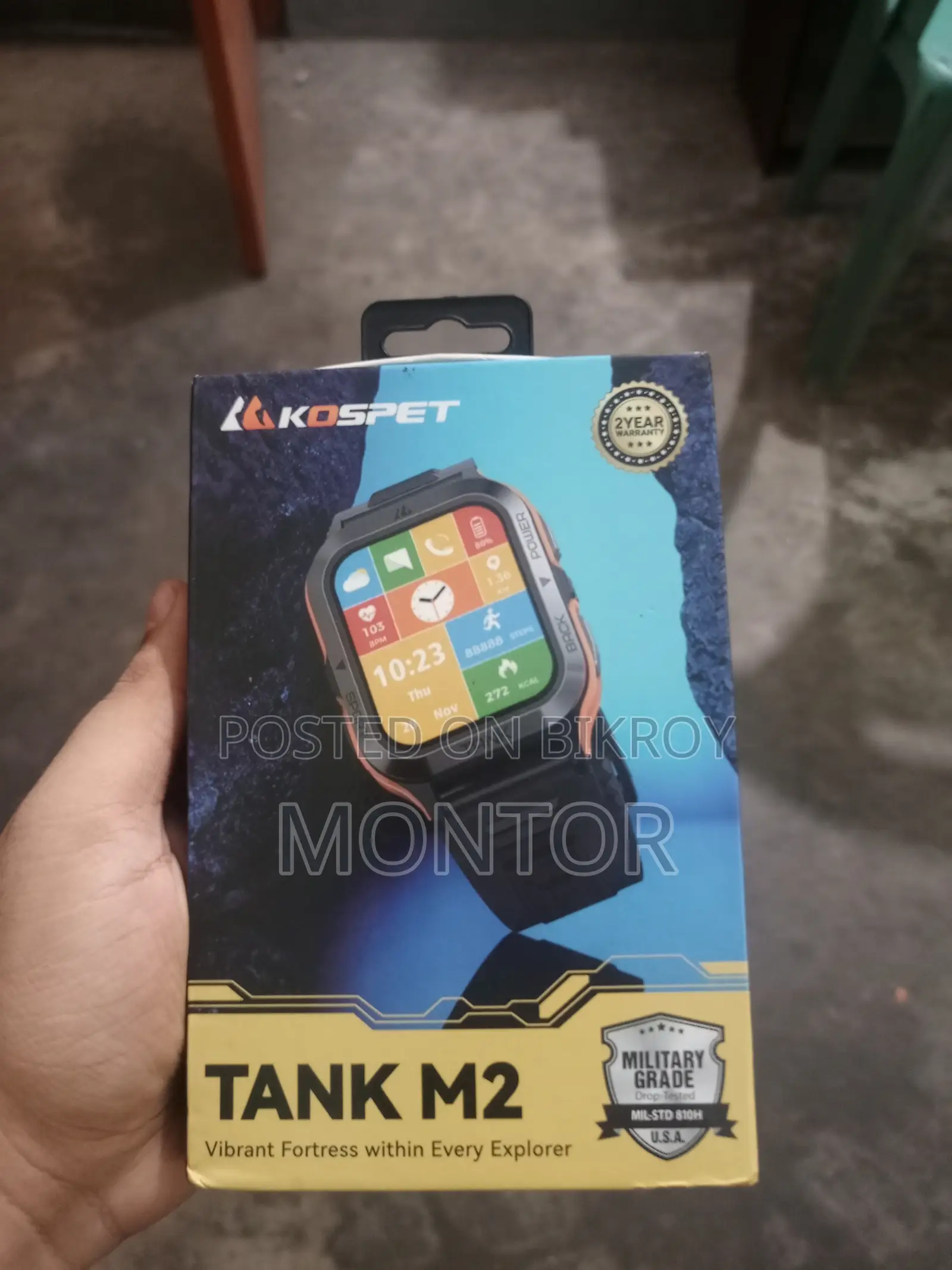 Smart Watch Koset Tank M2 (Box and Charger Available)