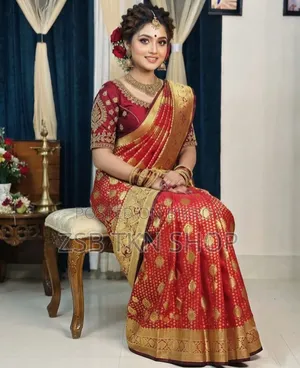 পাইকারি দামে পেয়ে যাবেন প্রিমিয়াম ব্রাইডাল কাতান শাড়ি