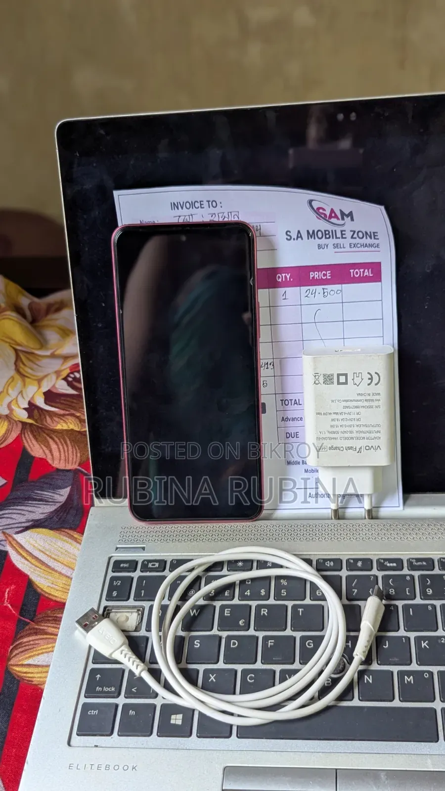 New Vivo Y21d 128 GB Pink