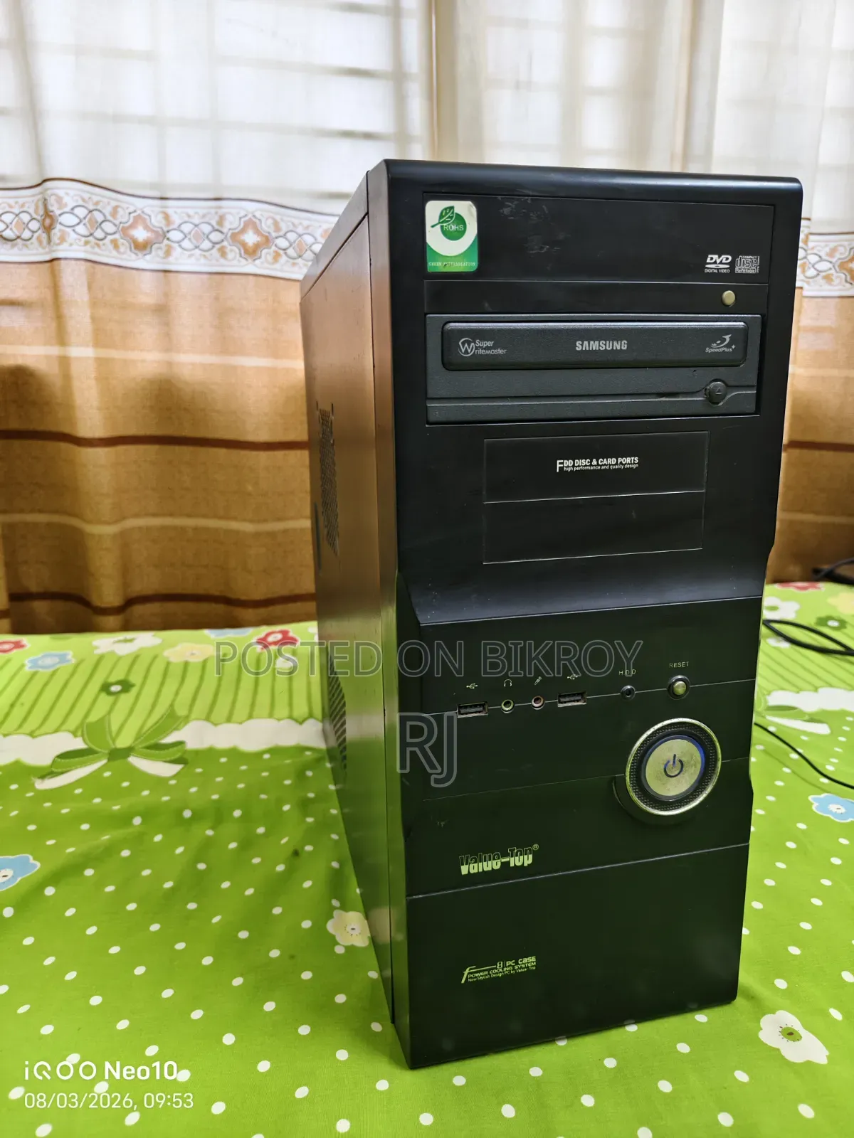 Desktop Computer Gigabyte 4GB Intel Core i3 SSD 128GB