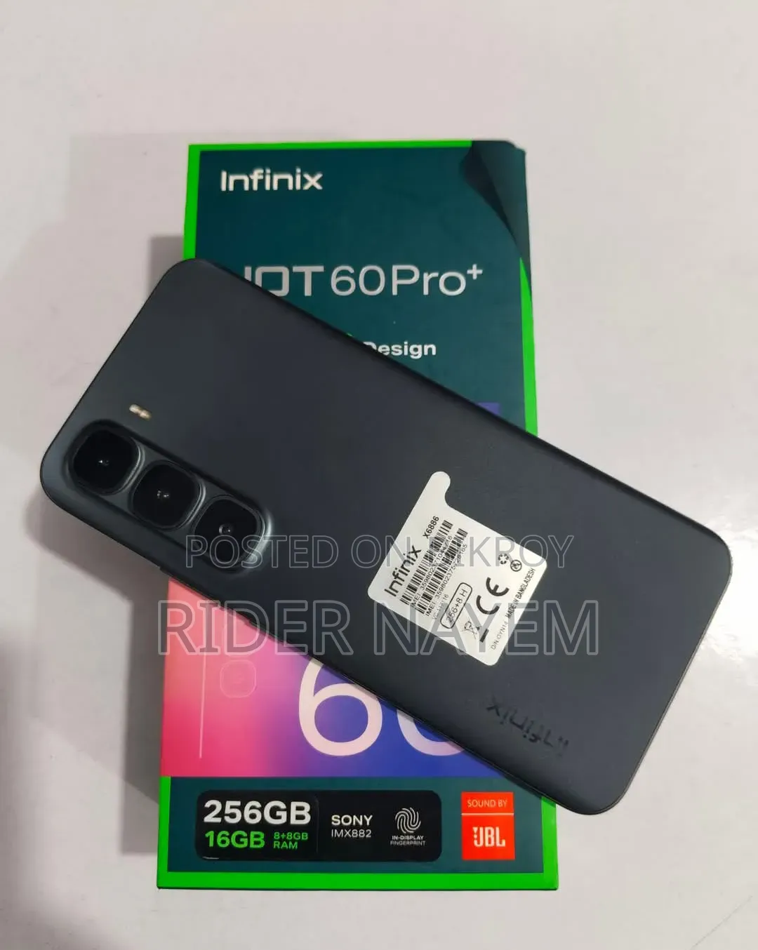 Infinix Hot 60 Pro+ 256 GB Black