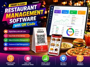 Restaurant Management Software With QR Code