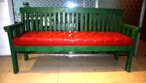 Slatted Wooden Bench