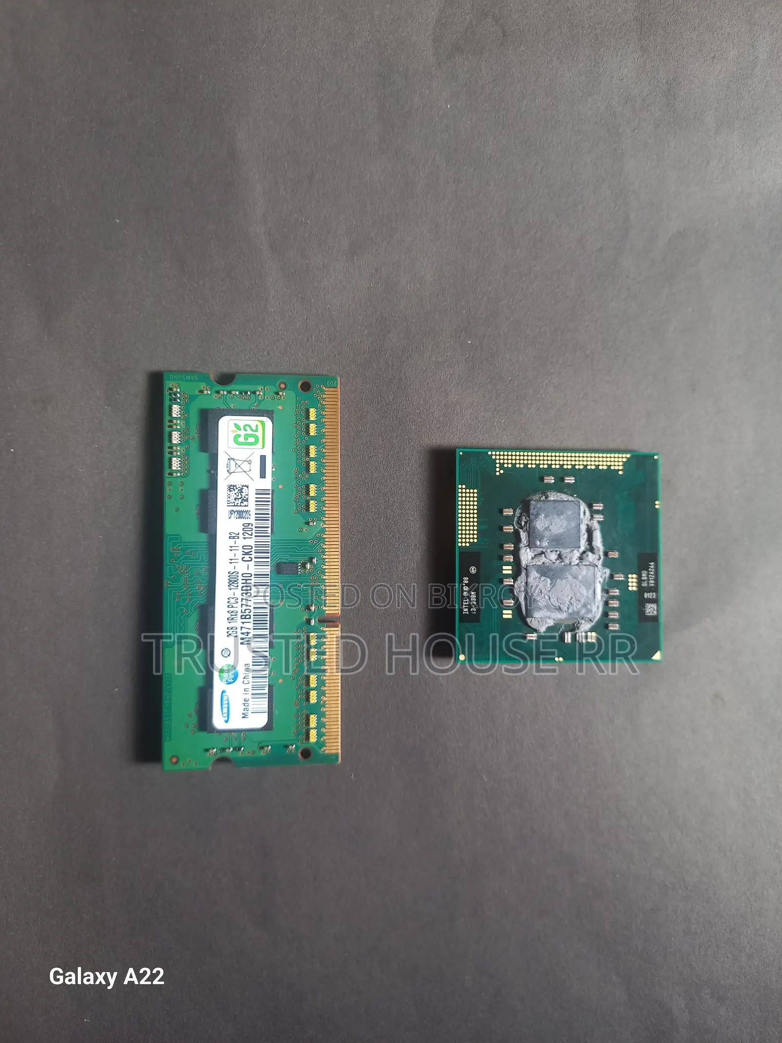 Laptop Parts - I3 3rd Gen, 2GB RAM, 500GB HDD, Wifi Card Charger