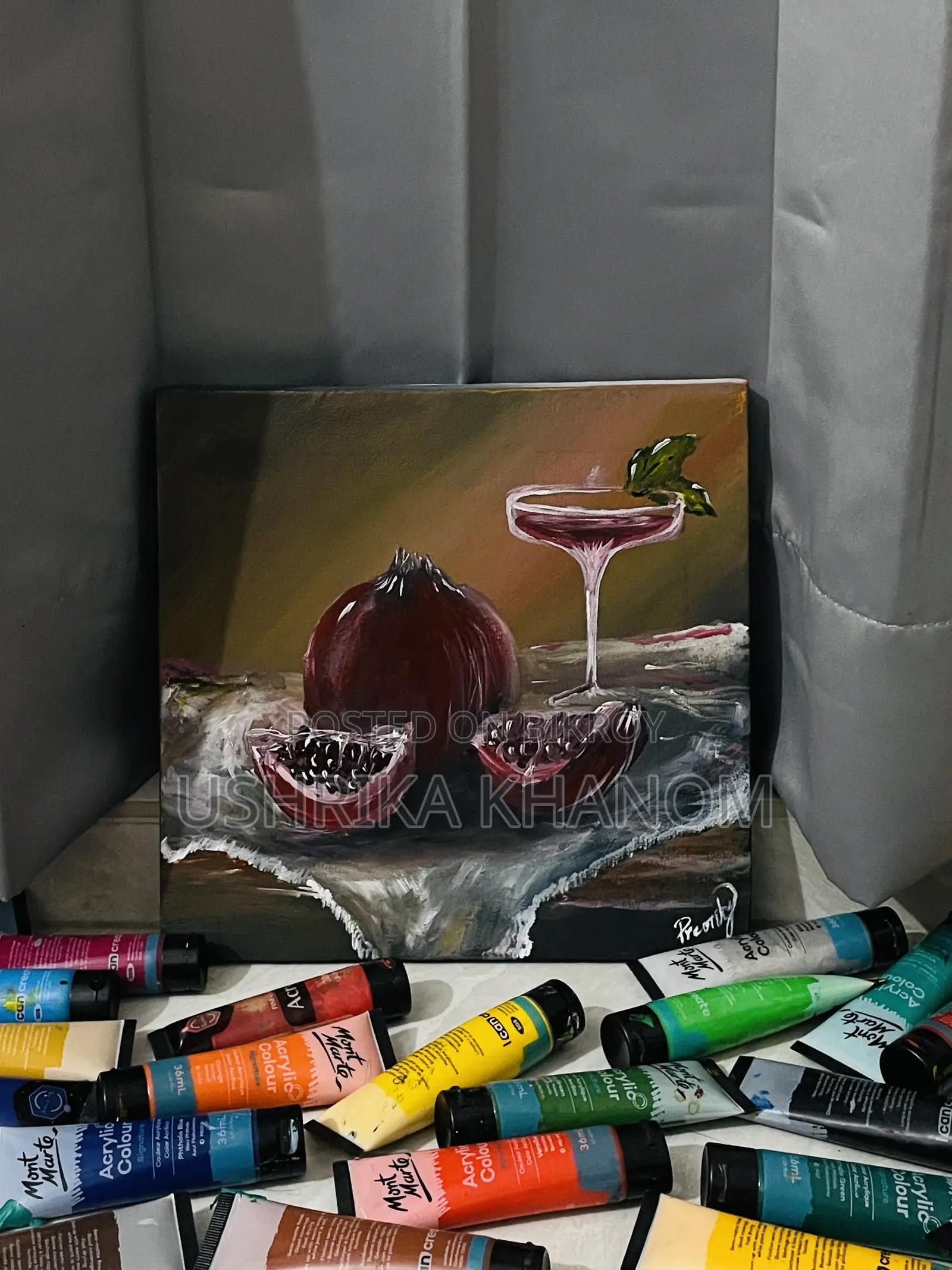 Premium Hand Painted Canvas (10/10 Inch)