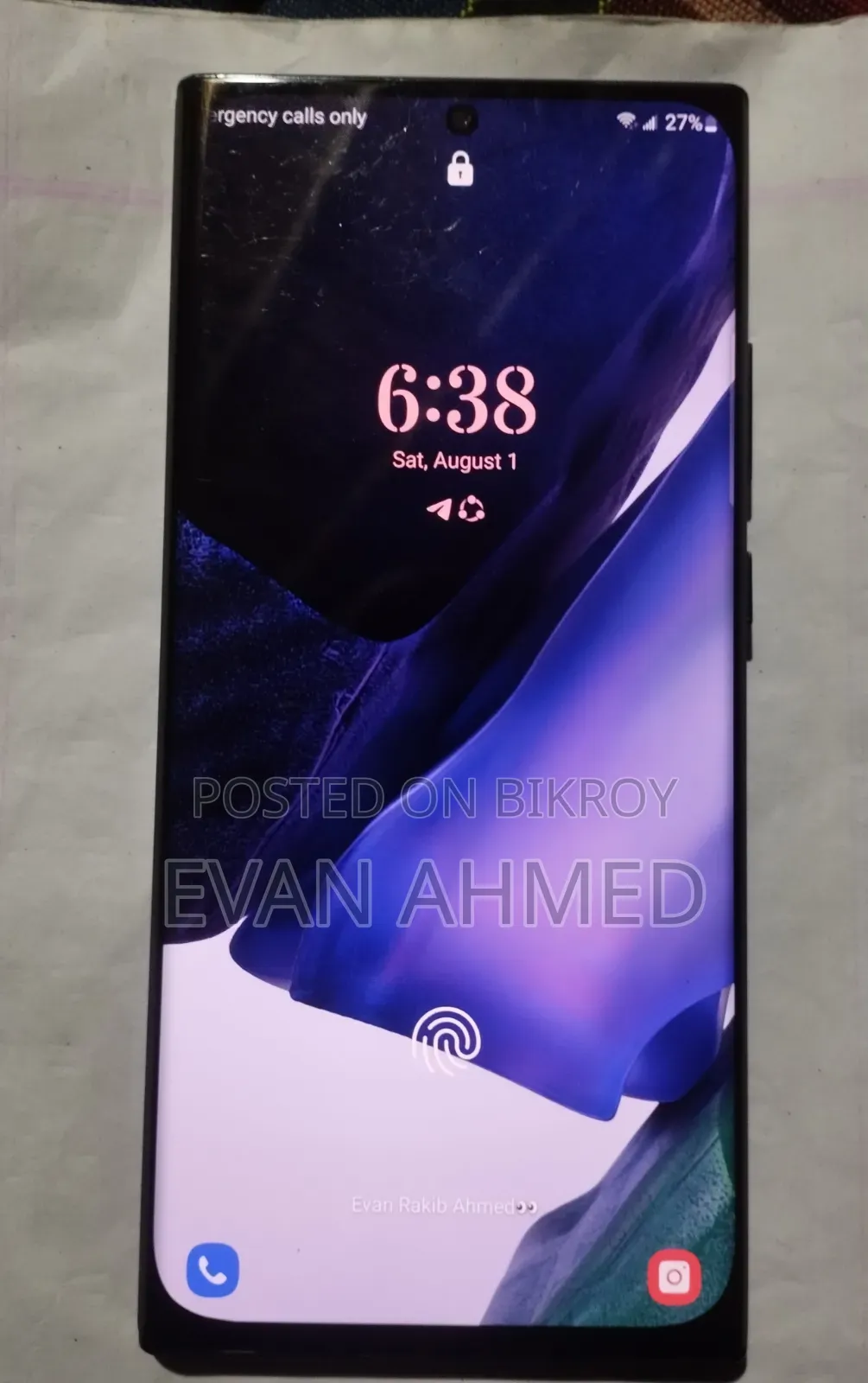 Samsung Galaxy Note 20 Ultra 5G 256 GB Black