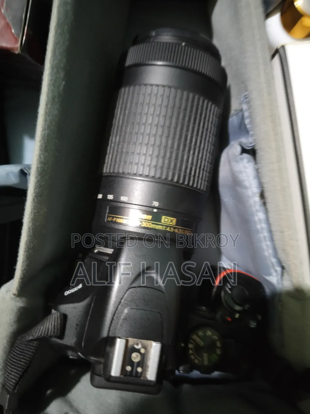 Nikon D3500 With Prime Kit Af 18-55mm Dx-Vr + Another Len's 70-300mmdx