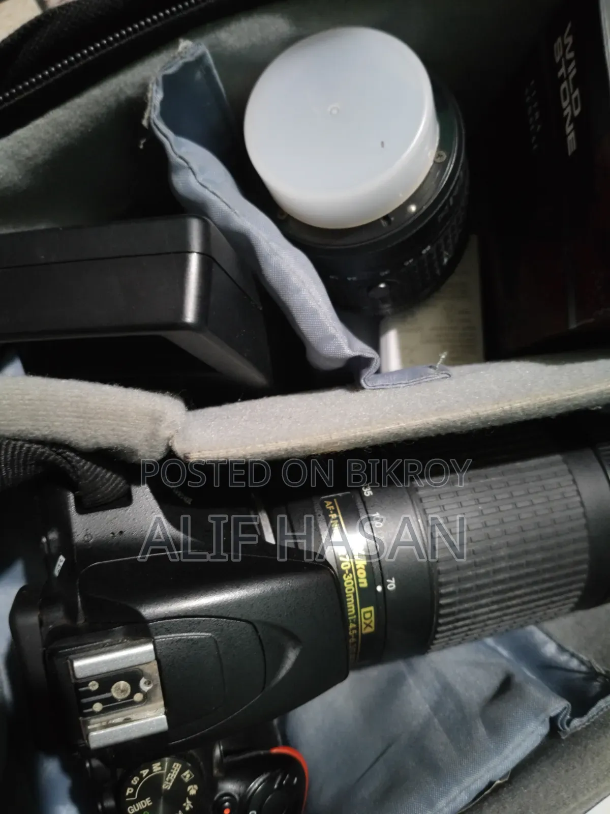 Nikon D3500 With Prime Kit Af 18-55mm Dx-Vr + Another Len's 70-300mmdx