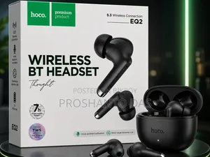 HOCO EQ2 Bluetooth 5.3 TWS Wireless Earbuds Black
