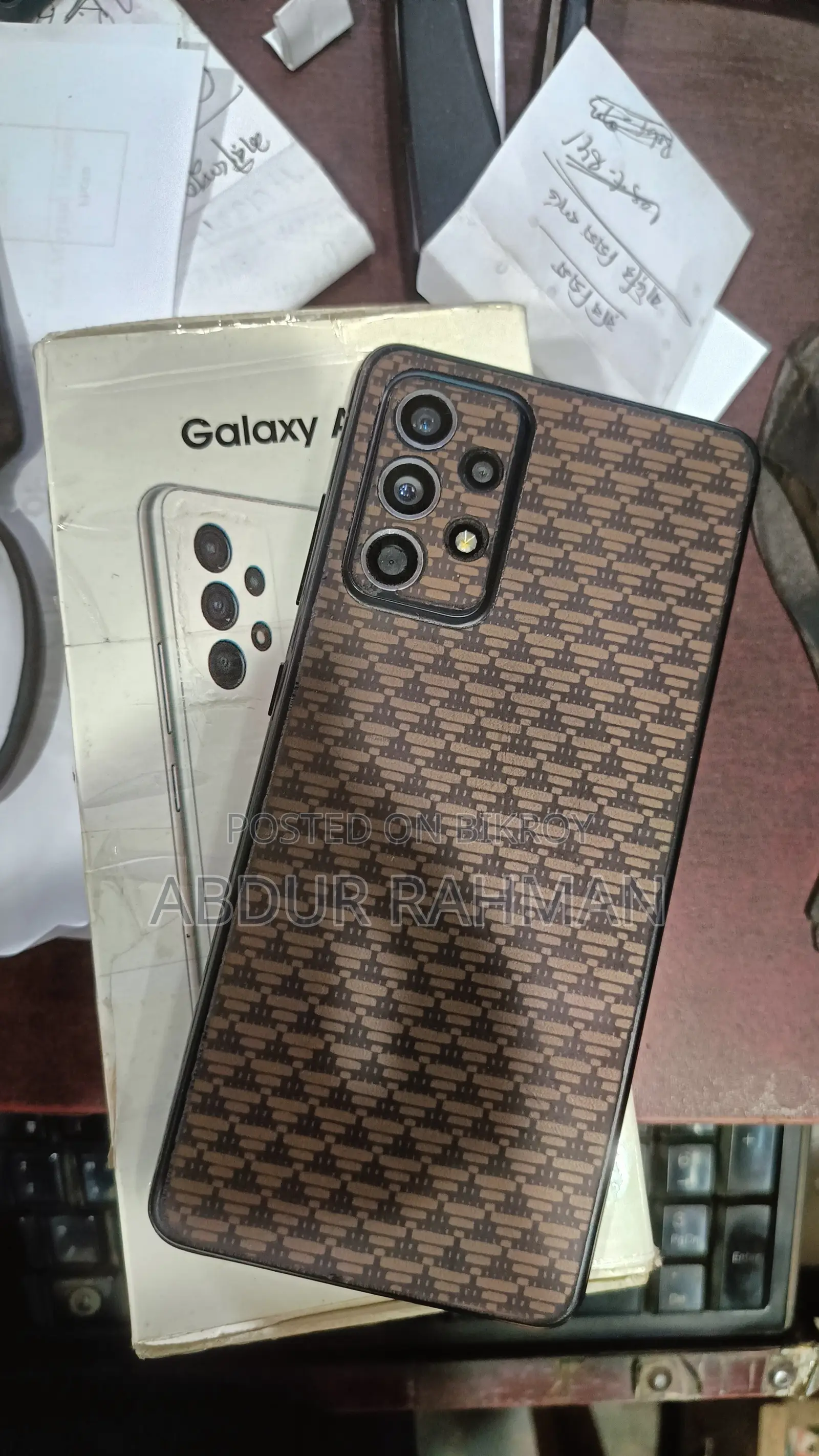 স্যামসাং গ্যালাক্সি এ৫২এস ৫জি ১২৮ জিবি কালো