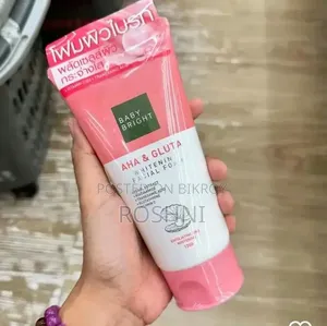 Baby Bright AHA & Gluta Whitening Facial Foam 120g Original