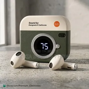 Q86 Retro Camera Design TWS Bluetooth Earbuds