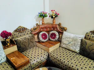সেগুন কাঠের কর্নার সোফা সেগুন কাঠের কফি টেবিল