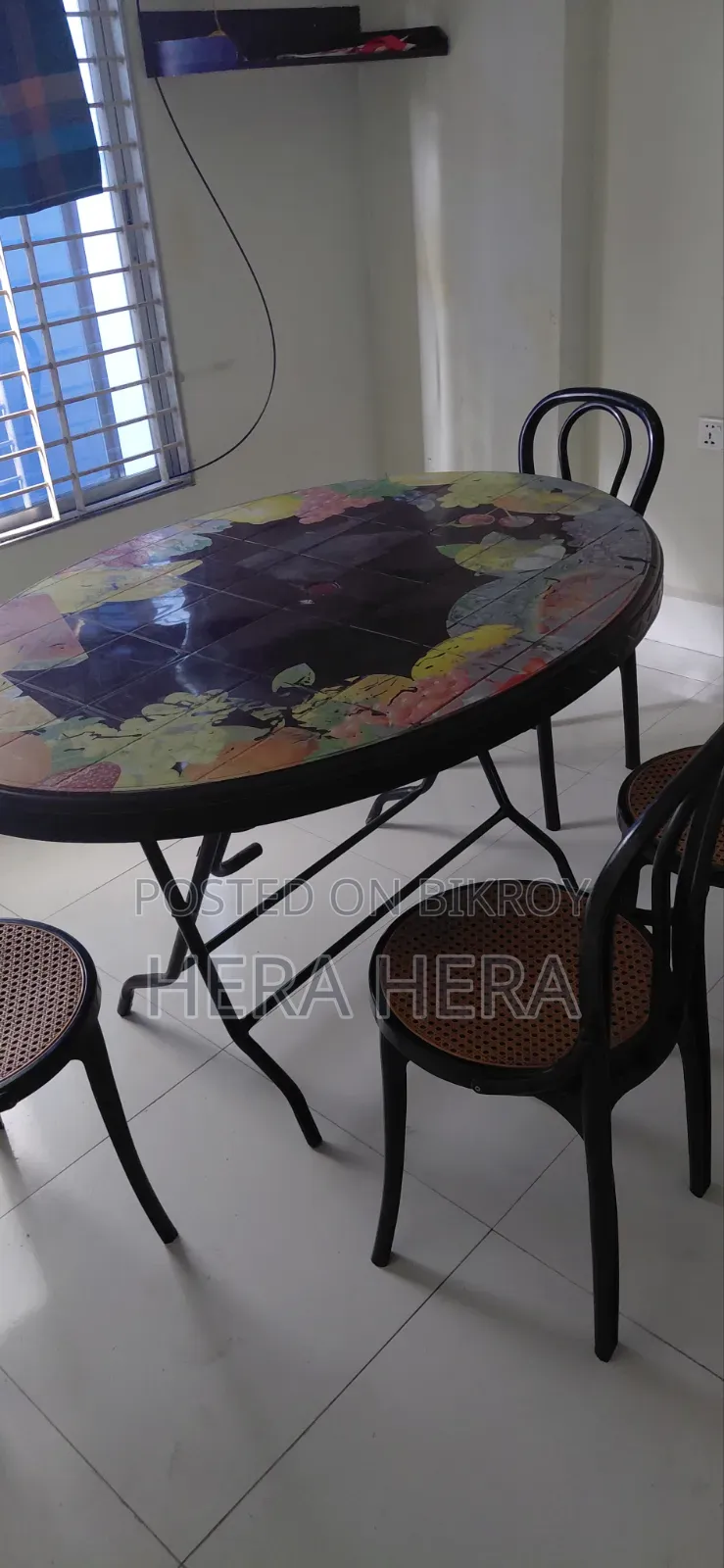 Table and 4 Chairs