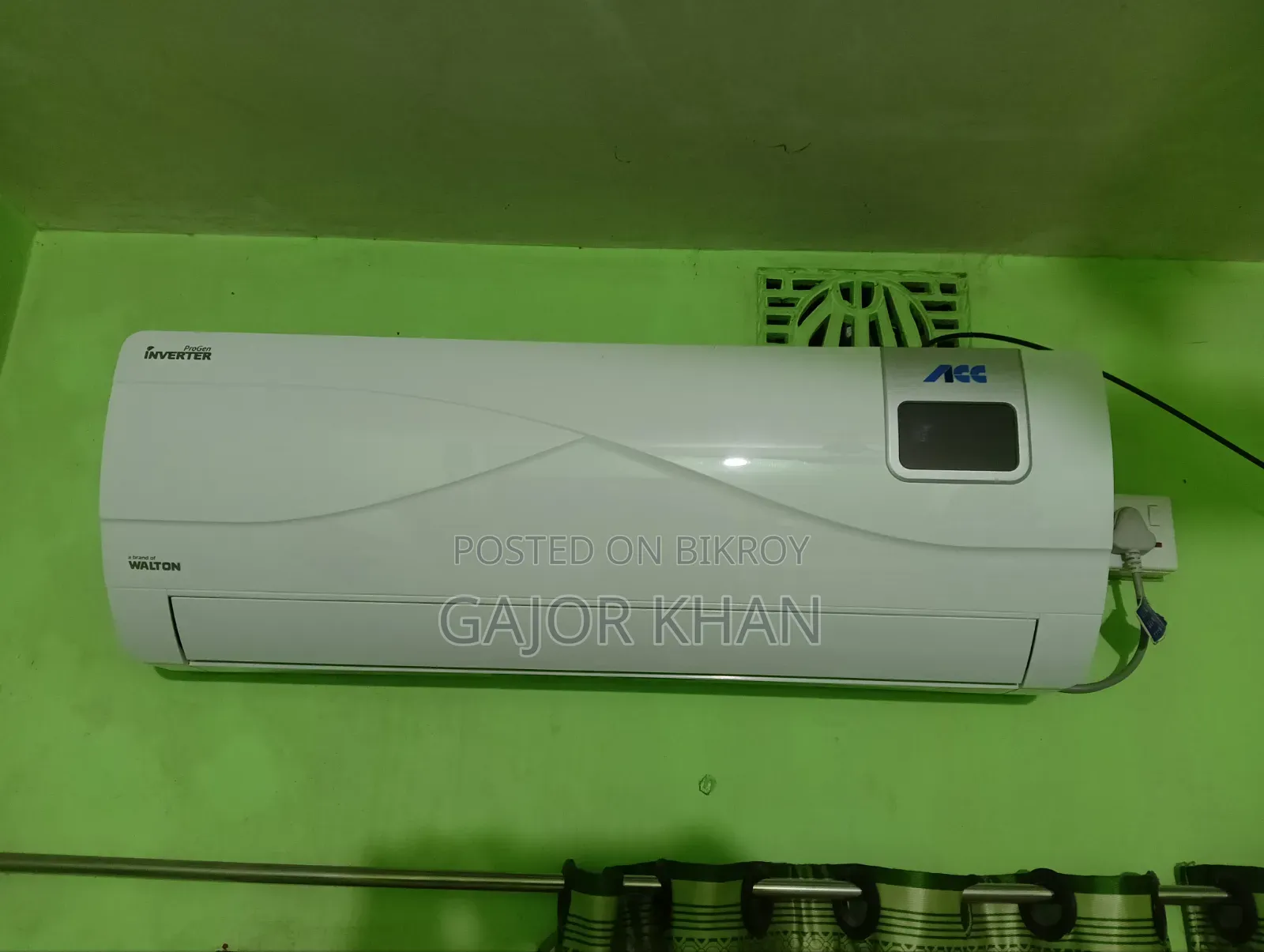 ওয়ালটন এসি স্প্লিট টাইপ এয়ার কন্ডিশনার এএসআই১৮বিএইচবি২-পিজিআইডি