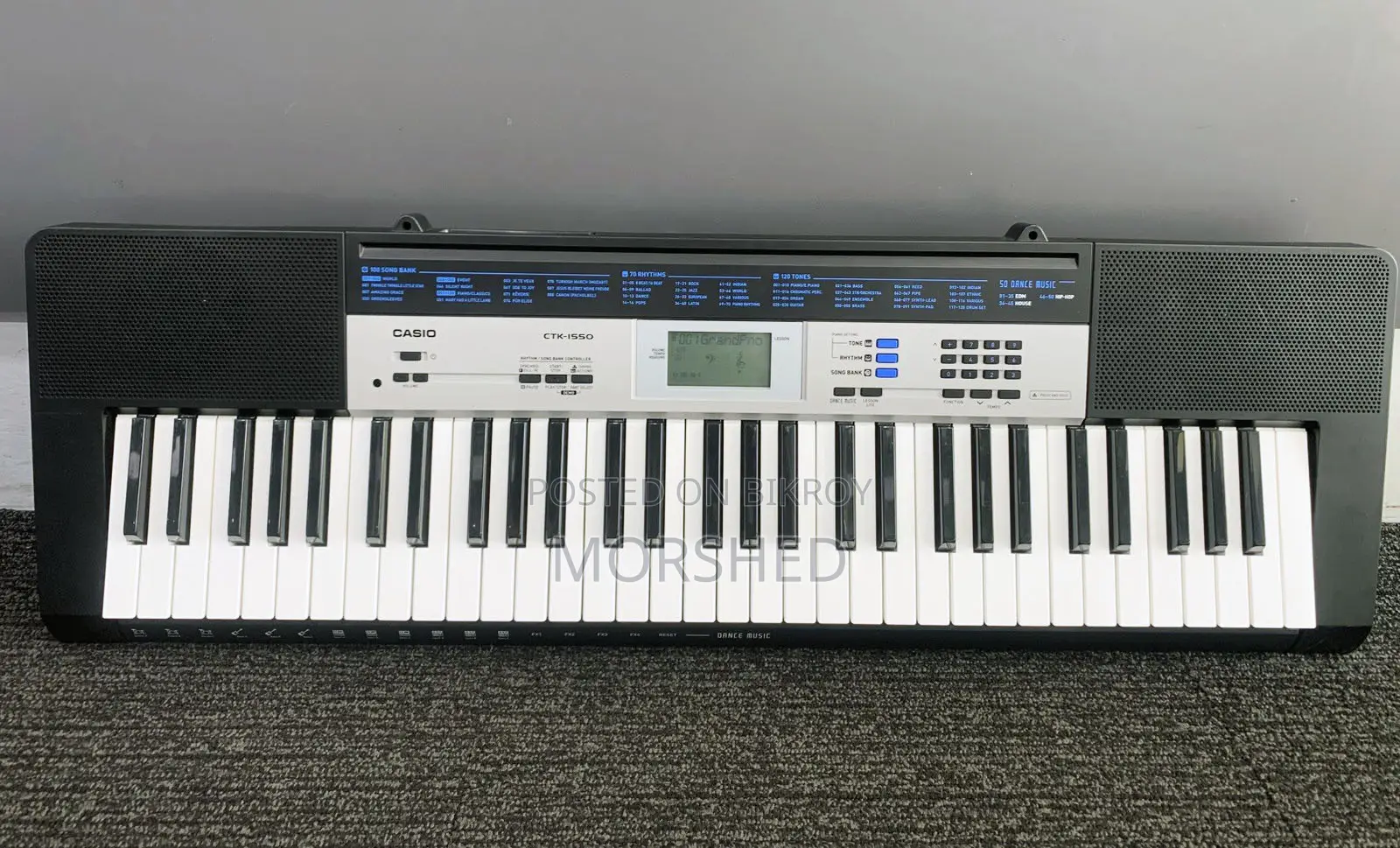 CASIO CTK-1550 61-Keys Keyboard (S-Pro Edition)