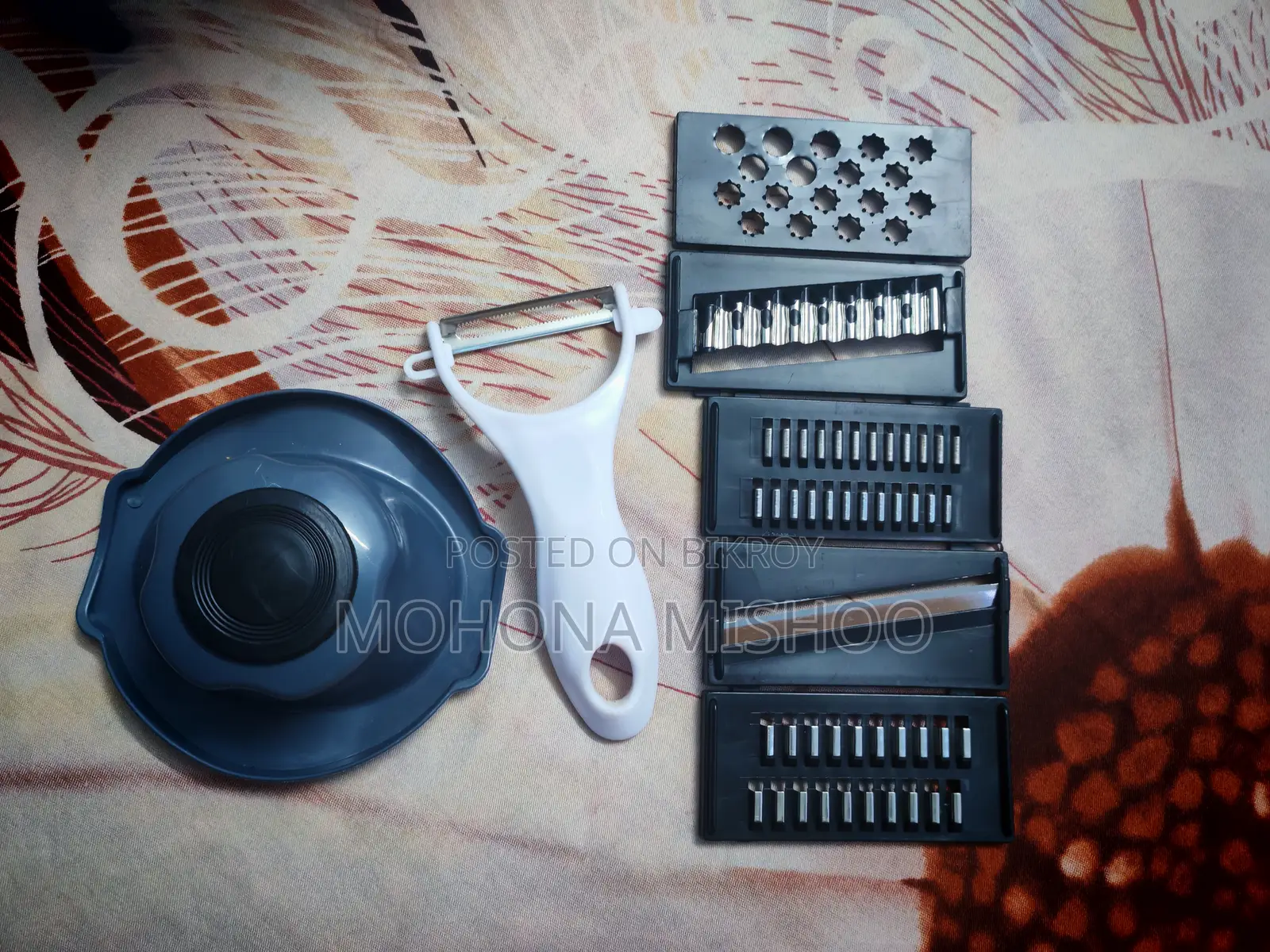 9in 1 Multifunction Magic Rotate Vegetable Cutter With Bowl