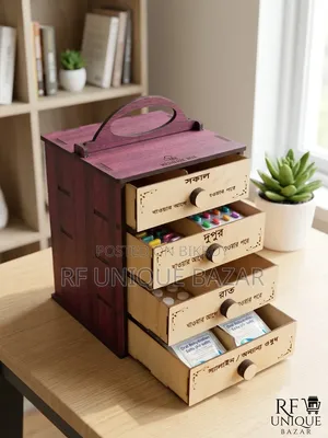 4-Layer Medicine Box