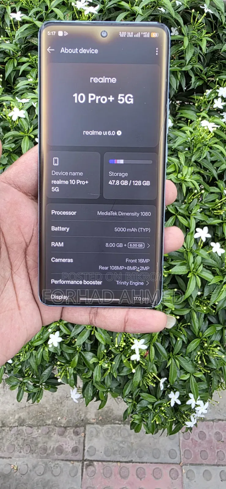 Realme 10 Pro+ 128 GB Blue