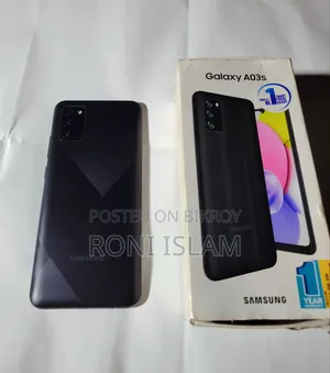স্যামসাং গ্যালাক্সি এ০৩এস ৬৪ জিবি কালো