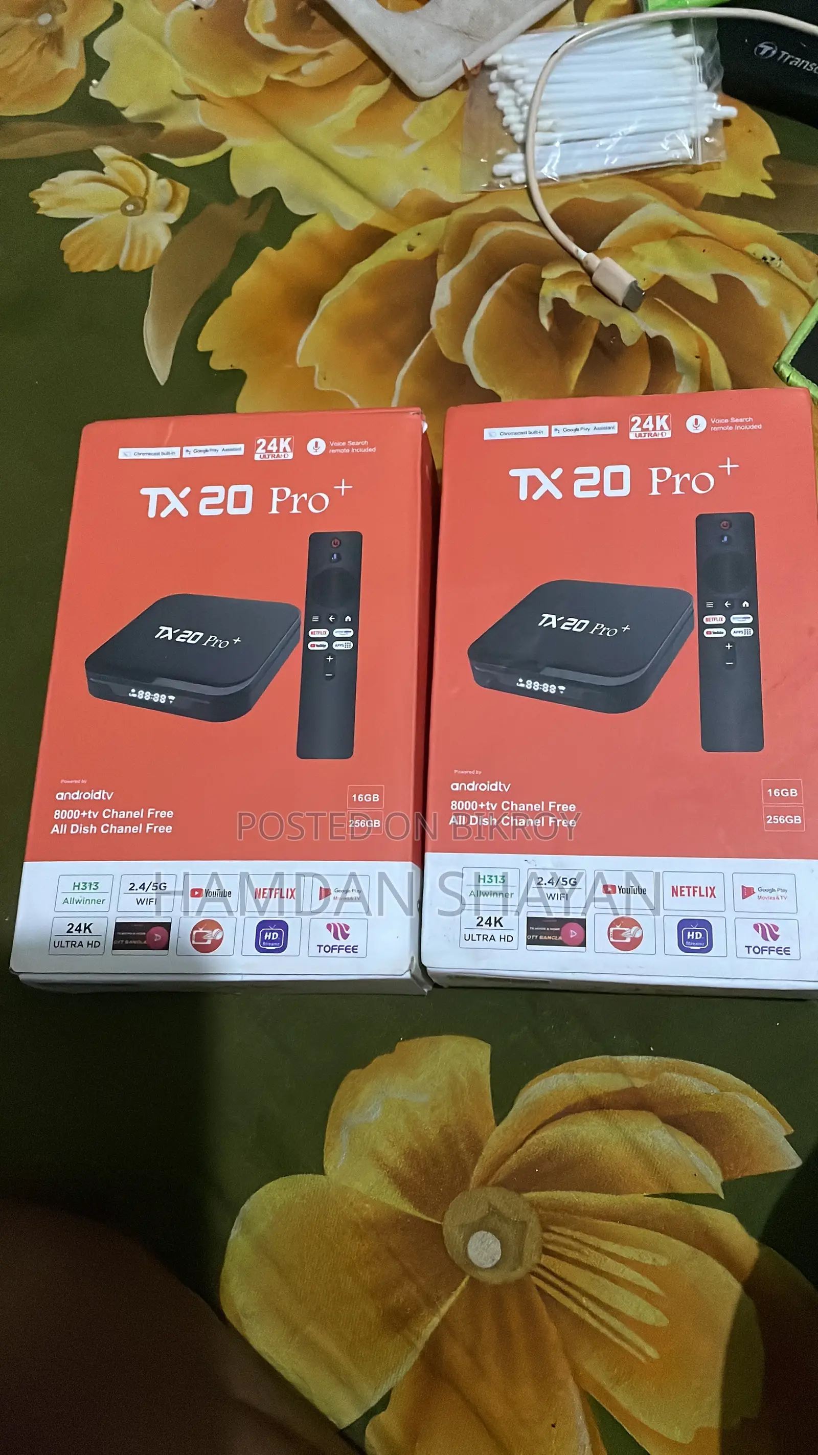 TX20 Pro+ Android TV Box | Brand New | Ultra HD | 16GB+256GB
