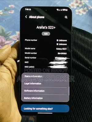 Samsung Galaxy S22+ 5G 128 GB Black