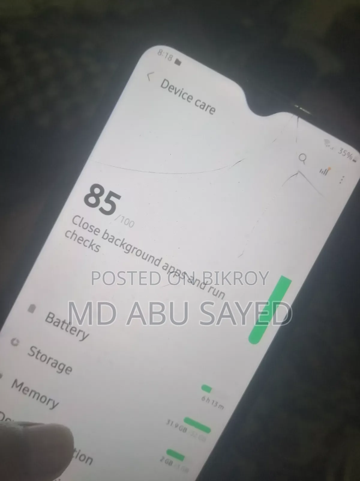 Samsung Galaxy A20s 32 GB Blue