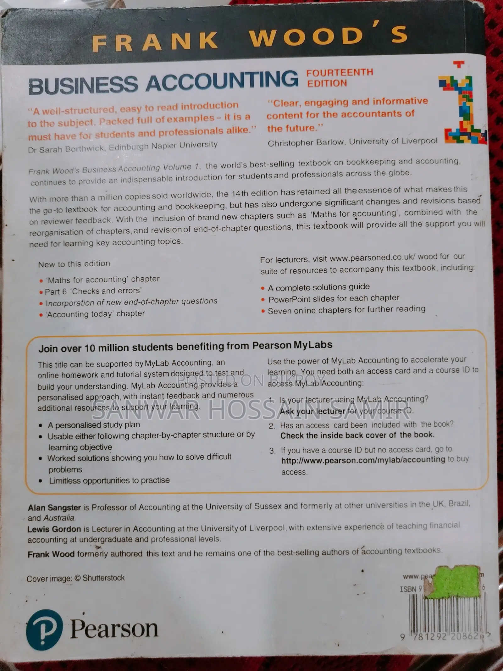 Frank Wood's Business Accounting. 14th Edition