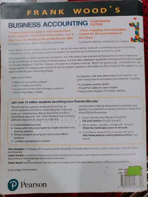 Frank Wood's Business Accounting. 14th Edition