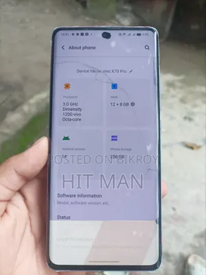 Vivo X70 Pro 256 GB White