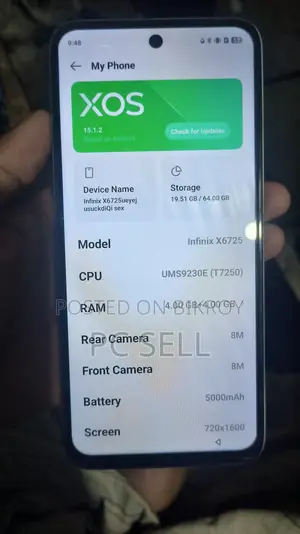 New Infinix Smart 10 Plus 128 GB Purple